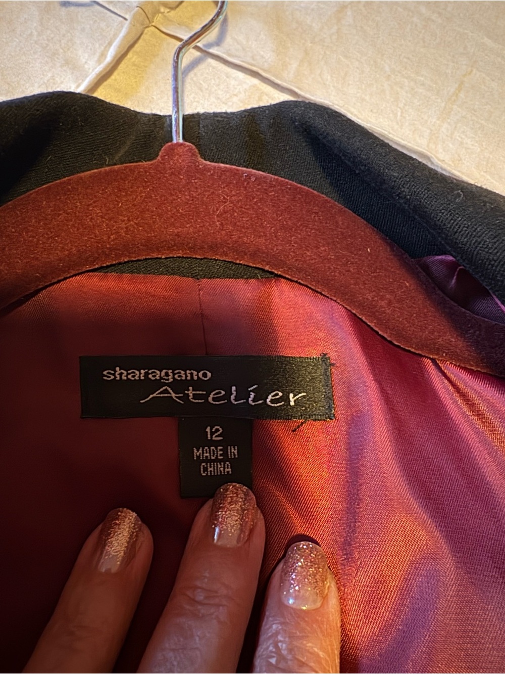 Sharagano woman’s pant suit size 12 - Picture 2 of 4